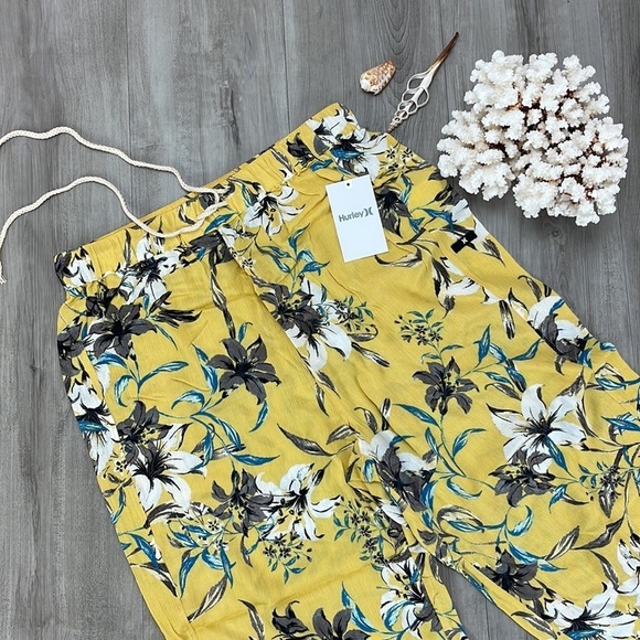 🔆HURLEY🔆SOLANA WIDE LEG BEACH PANTS - Picture 5 of 12